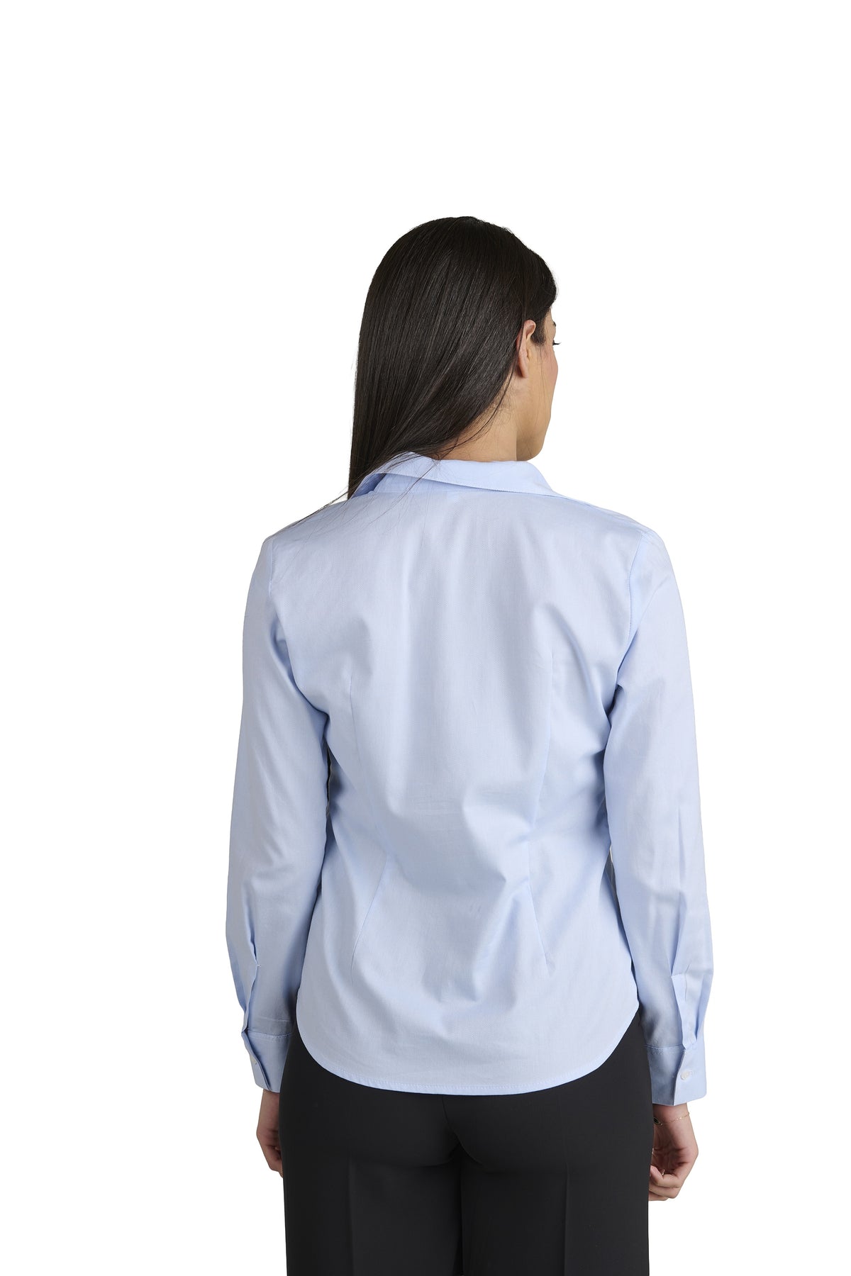 Guerini Camicetta Donna Elegante con Bottoni. Camicia Manica Lunga Collo Classico, 100% Cotone Made in Italy. Collo alla Francese. Collezione Atelier Alisée
