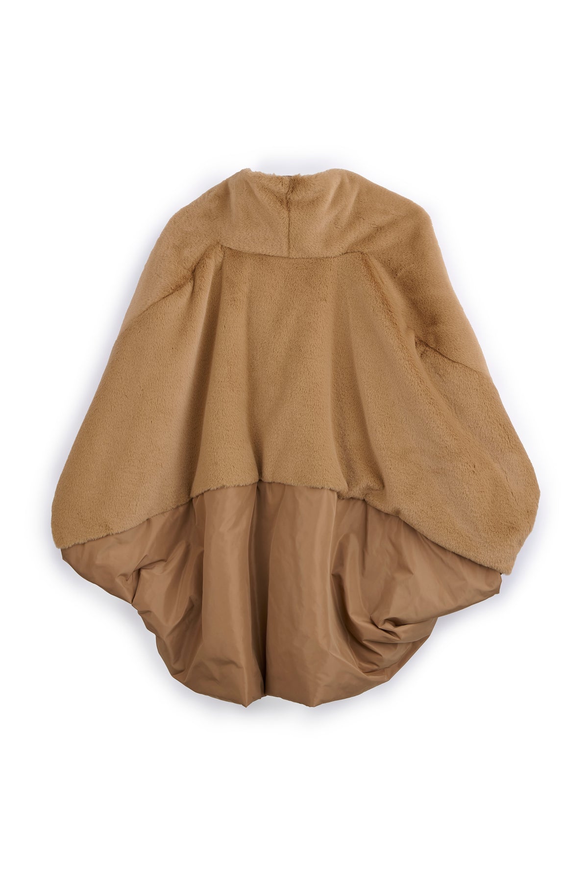 Poncho Donna Elegante in Poliestere, Mantella Donna Oversize con Effetto Pelliccia e Tessuto Liscio, Capospalla Donna Invernale Casual Chic.