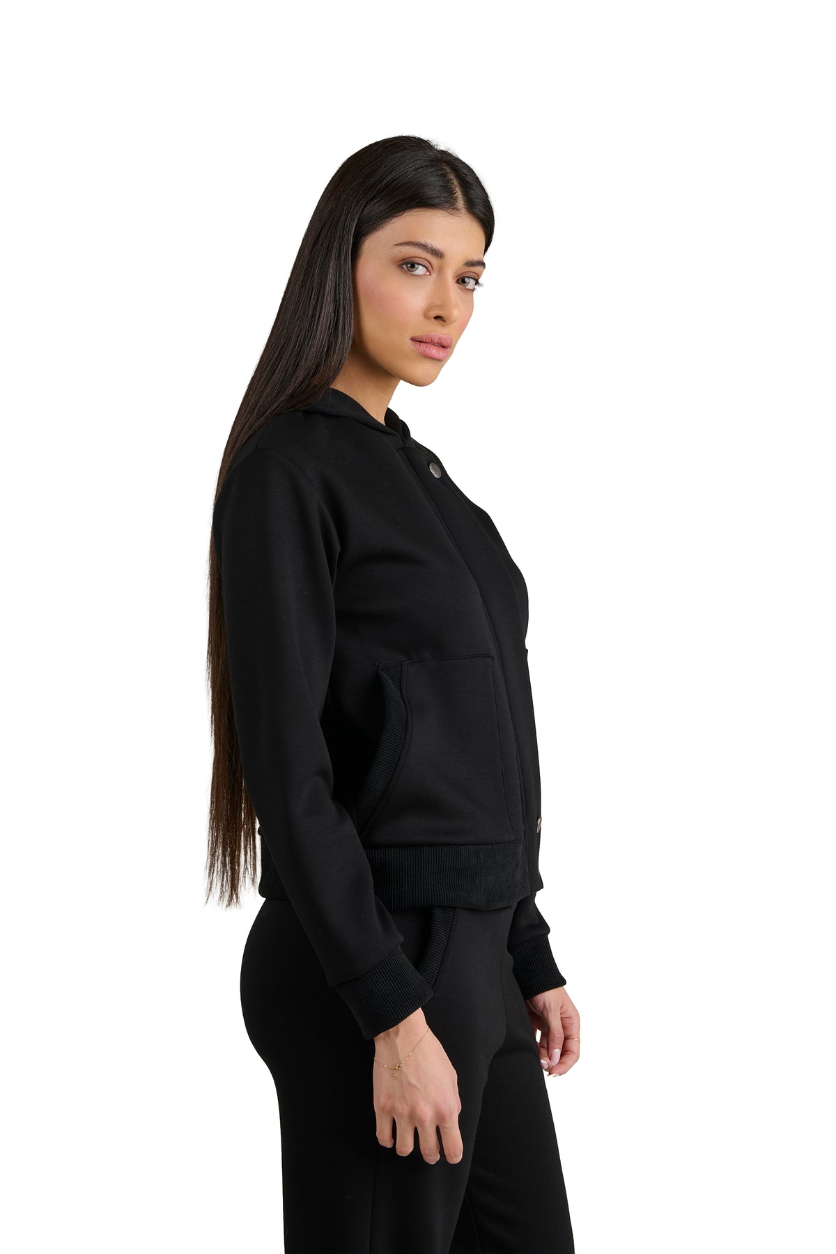 Tuta Donna Sportswear Completa, Set Felpa con Cappuccio e Pantaloni, Tuta Casual Chic, Completo Donna Comodo per Tempo Libero e Viaggio