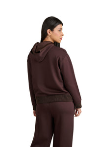 Tuta Donna Sportswear Completa, Set Felpa con Cappuccio e Pantaloni, Tuta Casual Chic, Completo Donna Comodo per Tempo Libero e Viaggio