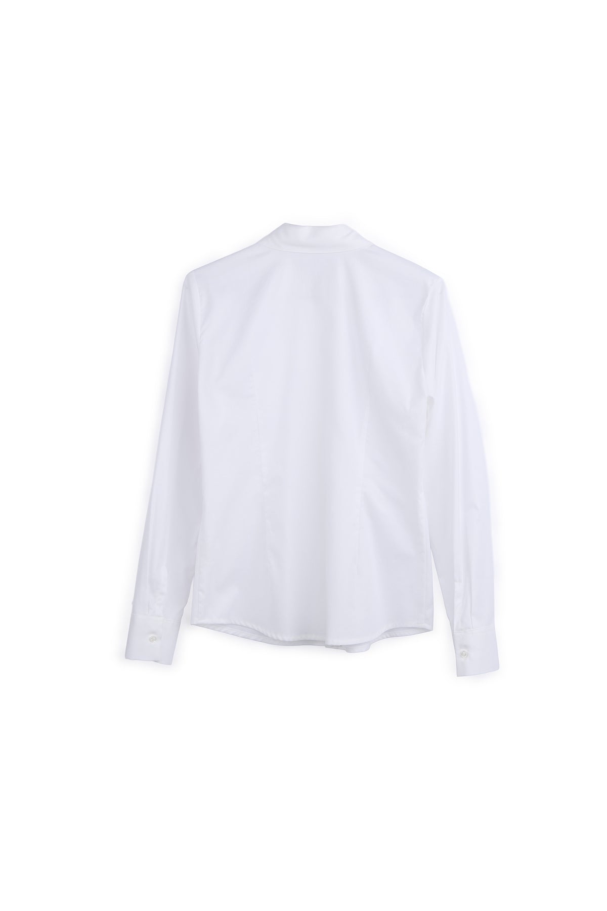 Guerini Camicetta Donna Elegante in Cotone con Bottoni, Camicia Manica Lunga Collo Classico, Made in Italy, Blusa Donna per Ufficio Cerimonia Tempo Libero