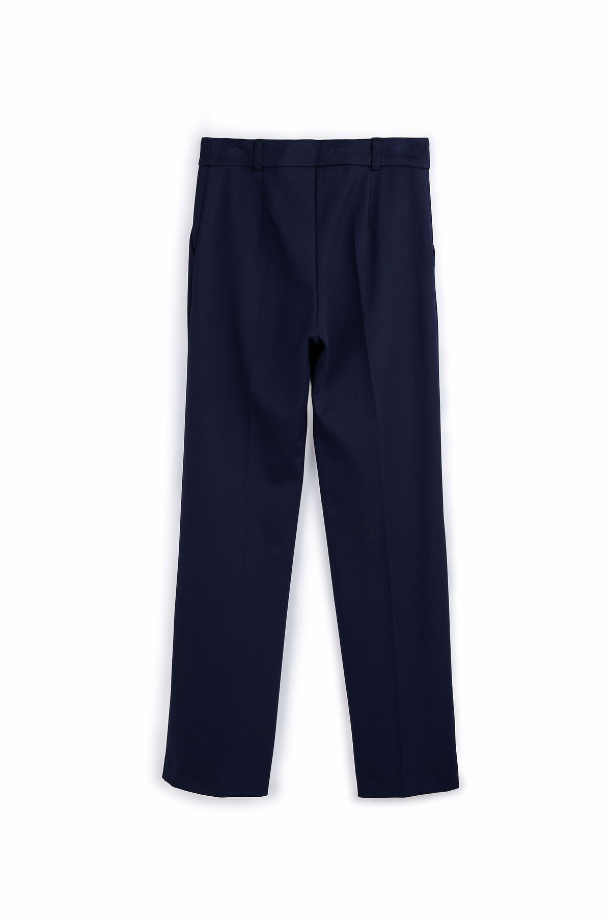 Pantaloni Donna Eleganti Vita Alta, Pantaloni Sartoriali in Poliestere Made in Italy, Pantalone Donna Taglio Classico per Ufficio e Cerimonia