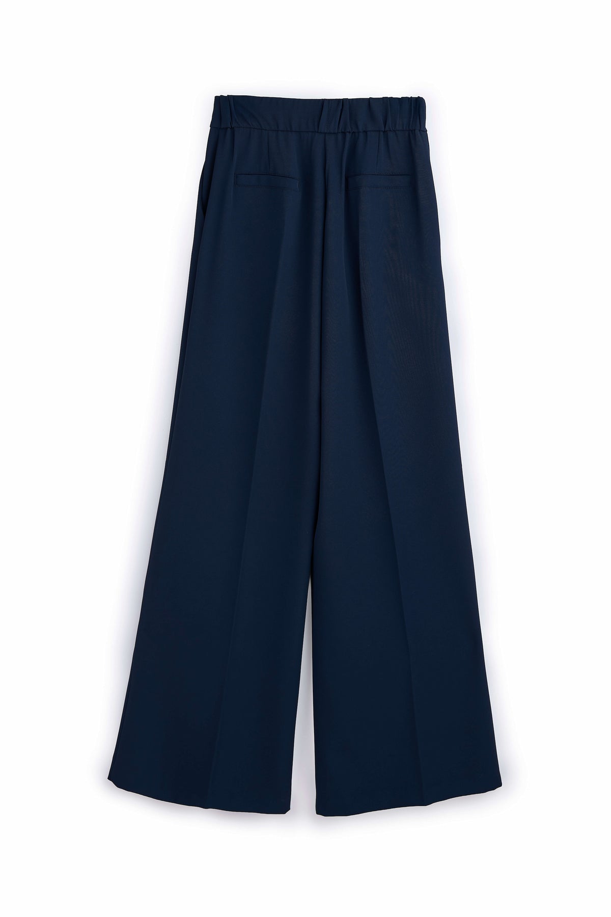 Pantaloni Donna Eleganti Vita Alta, Pantaloni Sartoriali in Poliestere Made in Italy, Pantalone Donna Taglio Classico per Ufficio e Cerimonia